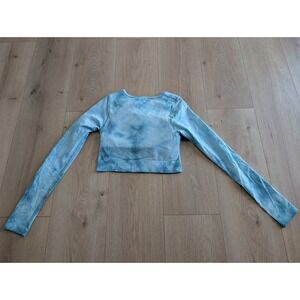 Lululemon Ebb to Street Long Sleeve Shirt Marble Dye Marble Dye Tidewater Teal 4